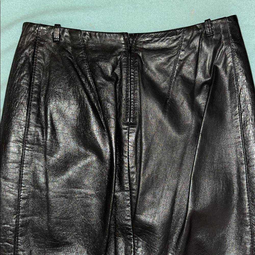 Ann Demeulemeester leather skirt - Picture 6 of 11